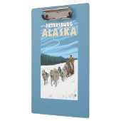 Dog Sledding Scene - Petersburg, Alaska Klembord (Links)