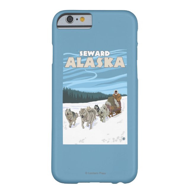 Dog Sledding Scene - Seward, Alaska Case-Mate iPhone Case (Achterkant)