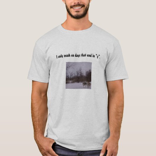 Dog Sledding T-Shirt (Voorkant)