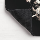 Dog Smoking Cigarette Funny Chihuahua Meme Men Wom Muismat (Hoek)