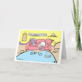 Dog & Snail Pizza Delivery Funny Card Kaart (Voorkant)