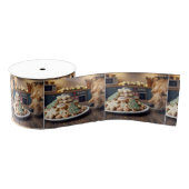 Dog Sniffing Christmas Sugar Cookies Grosgrain Lint (Spoel)