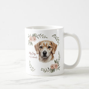 Dog Soulmate Mok – Floral Pet Love