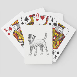 Dog-speelkaarten - Jack Russell Terrier Pokerkaarten