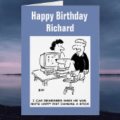 Dog speelt op een computer