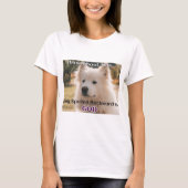 Dog Spelling Backwards is GOD T-shirt (Voorkant)