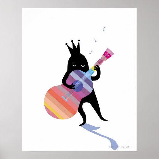 Dog Spellinggitaar Poster (Voorkant)