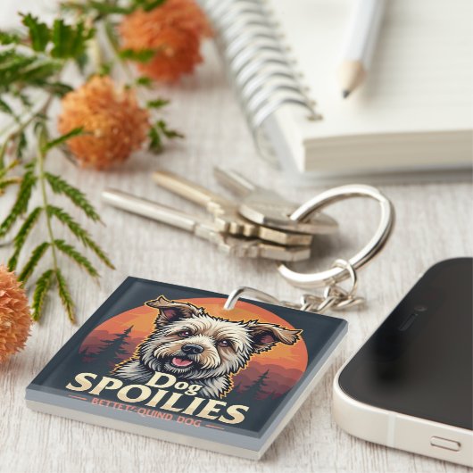 Dog Spoiler gecertificeerd Sleutelhanger (Voorkant Rechts)