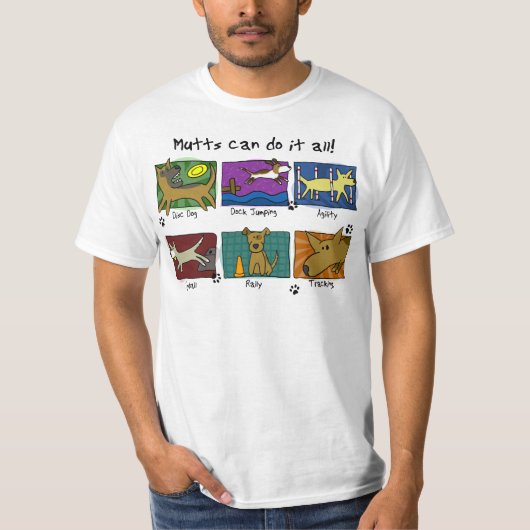 Dog Sports Mutts T-Shirt (Voorkant)