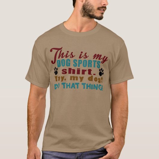 Dog Sports T-shirt (Voorkant)