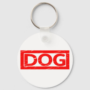 Dog Stamp Sleutelhanger