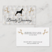 Dog-stand |  schaar visitekaartje (Voorkant / Achterkant)