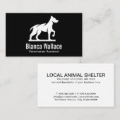 Dog Standing Logo Visitekaartje (Voorkant / Achterkant)