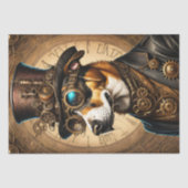Dog Steampunk Hat 13X19 Tissuepapier (Voorkant)