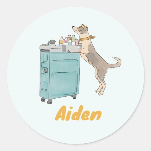 Dog Sticker (Voorkant)