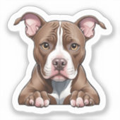 Dog Sticker Custom (Voorkant)