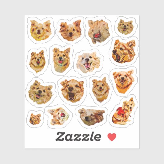 Dog Sticker Set (Vel)