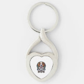 Dog Sticker Sleutelhanger (Voorkant)