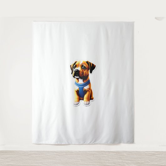 Dog sticker wandkleed (Voorkant)
