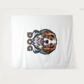 Dog Sticker Wandkleed (Voorkant (horizontaal))