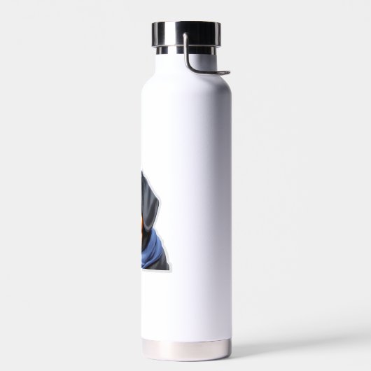 Dog Sticker Waterfles (Links)