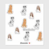 Dog Stickers (Vel)