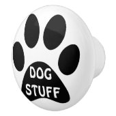 Dog Stuff-lade voor afdruppellade of voetklembord Keramische Knop (Rechts)
