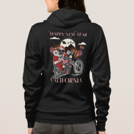 Dog stuurt een motorfiets naar Californië Hoodie