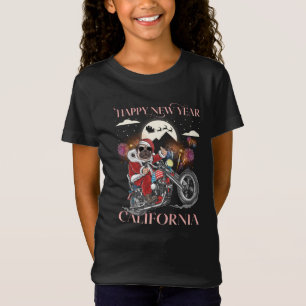 Dog stuurt een motorfiets naar Californië T-shirt