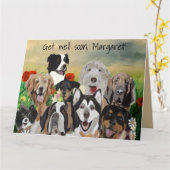 Dog Support Squad Profiteer snel Kaart (Gele Bloem)