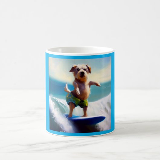 Dog Surfing Koffiemok (Center)