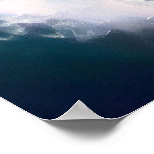 Dog Surfing Poster (Hoek)