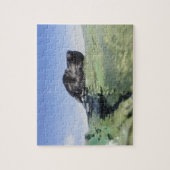 Dog Swimming Legpuzzel (Verticaal)