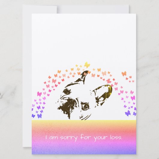 Dog Sympathcard (Voorkant)