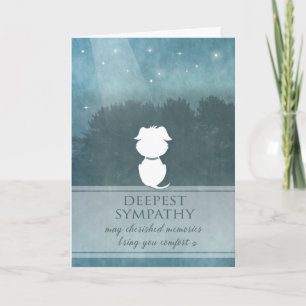 Dog Sympathie Blauwgroen Getuige herinneringen bre Kaart