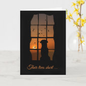 Dog Sympathie, verlies van een Dog Memorial Sympat Kaart (Gele Bloem)