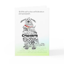 Dog Sympathikaart - Van alle woorden