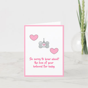 Dog sympathikaart van dalDesignNZ Kaart