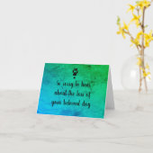 Dog Sympathikaart van dalDesignNZ Kaart (Gele Bloem)