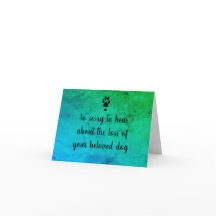 Dog Sympathikaart van dalDesignNZ