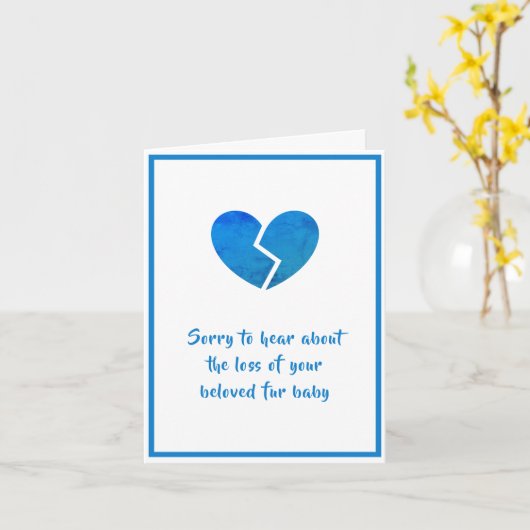 Dog Sympathikaart van dalDesignNZ Kaart (Gele Bloem)