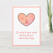 Dog sympathikaart van dalDesignNZ Kaart (Voorkant)