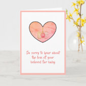 Dog sympathikaart van dalDesignNZ Kaart (Gele Bloem)