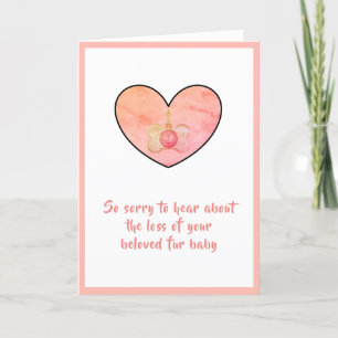 Dog sympathikaart van dalDesignNZ Kaart