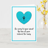 Dog sympathikaart van dalDesignNZ Kaart (Gele Bloem)