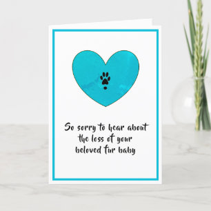 Dog sympathikaart van dalDesignNZ Kaart