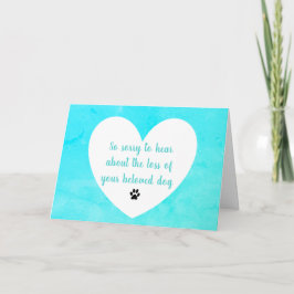 Dog Sympathikaart van dalDesignNZ Kaart