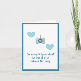 Dog sympathikaart van dalDesignNZ Kaart