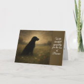 Dog Sympathy Card Kaart (Voorkant)