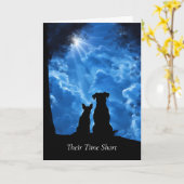 Dog Sympathy Loss of Dog General  Kaart (Gele Bloem)